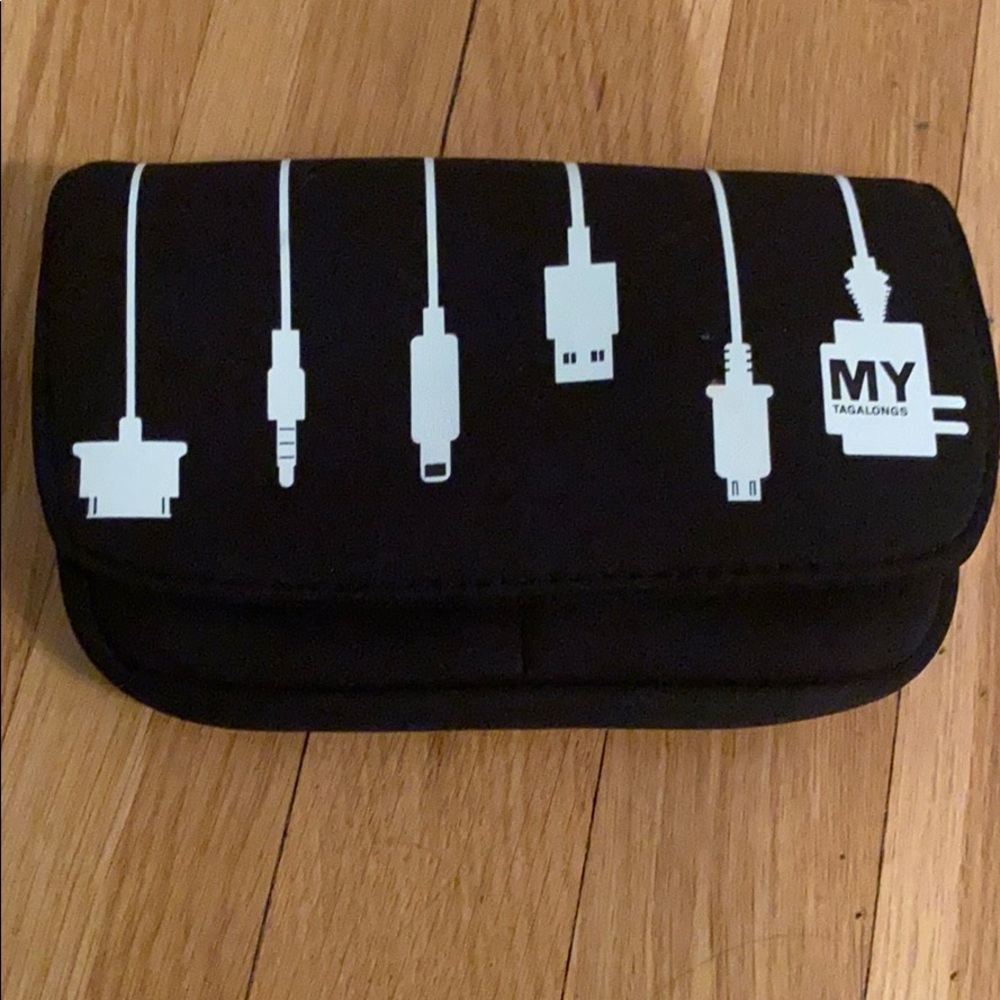 Black charger case